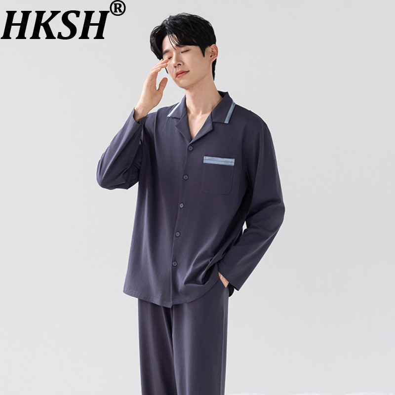 Men'S Winter Fashion - Комплект домашней одежды HKSH: осенне-зимний мужской