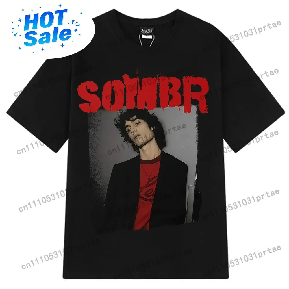 Poster Men Fashion - Модная винтажная футболка с принтом SOMBR