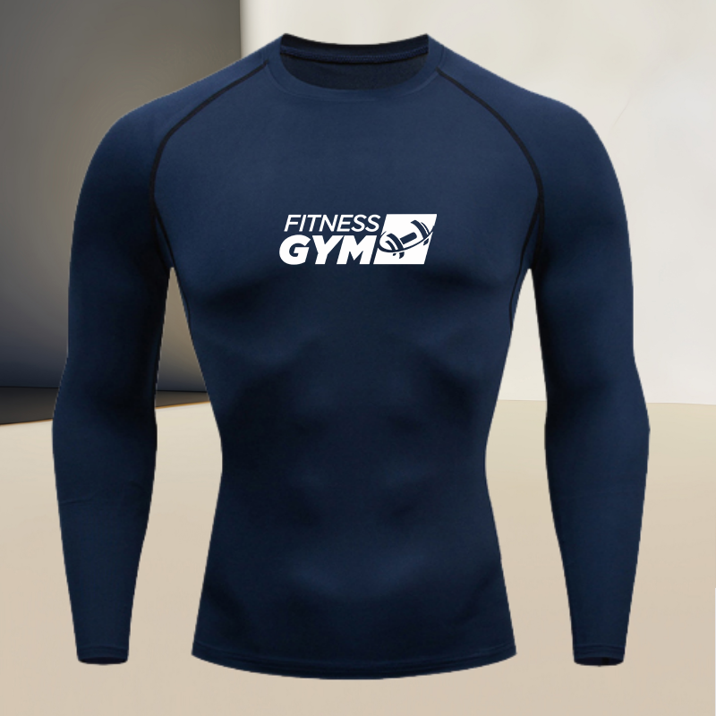 Compression Shirt Workout - Мужская футболка с круглым вырезом и