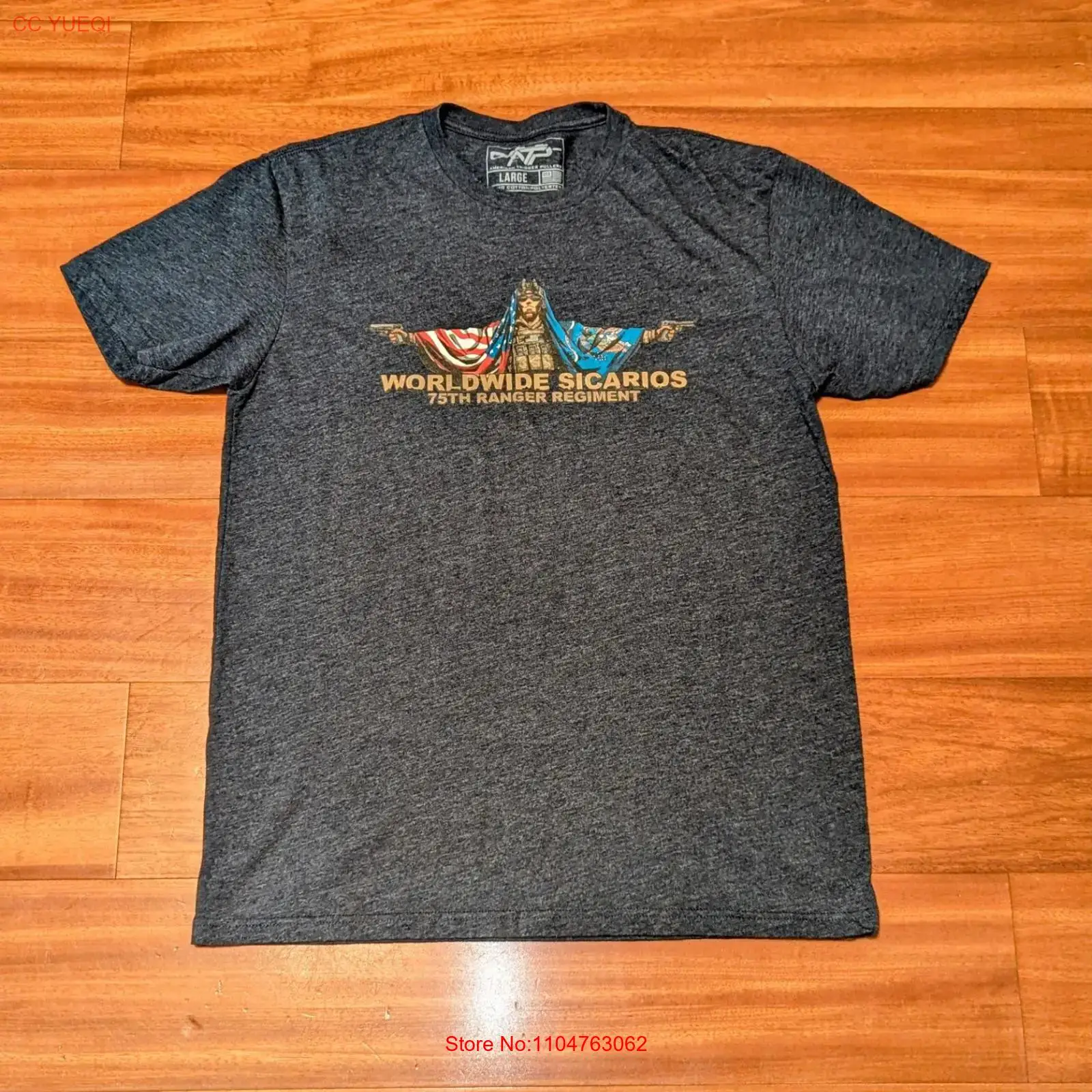 Military Shirt Men - Футболка American Trigger Pullers sz L,