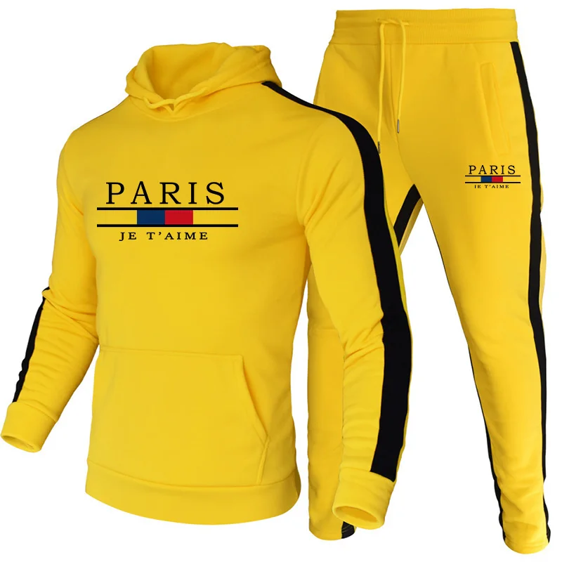 Men'S Winter Fashion - Мужской спортивный костюм с принтом, повседневные