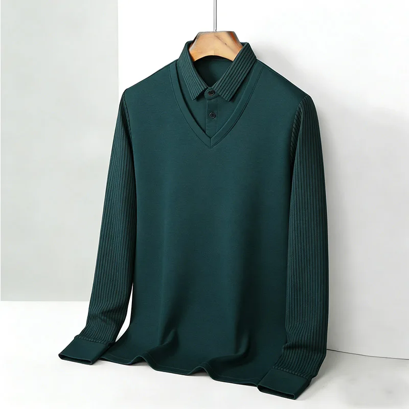Mens Fashion Wear - Мужская искусственная рубашка из двух предметов