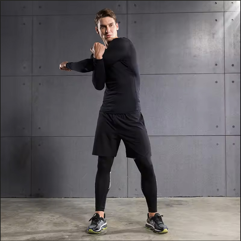 Мужская футболка для бега, спо – обзор и цена Compression Shirt Workout