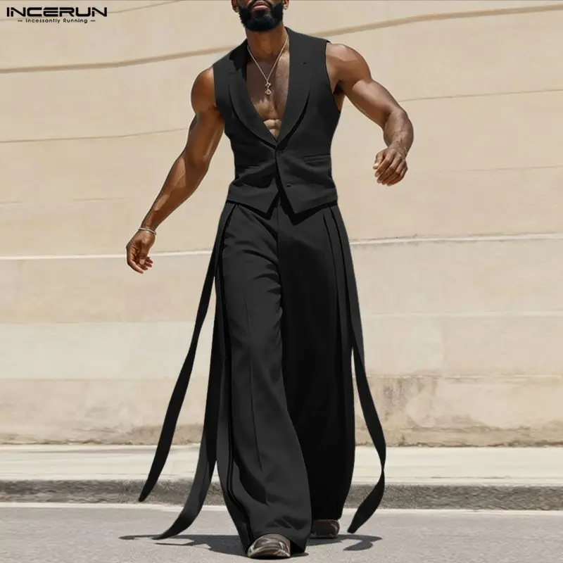 Мужской комплект INCERUN: одно – обзор и цена Mens Fashion Vest
