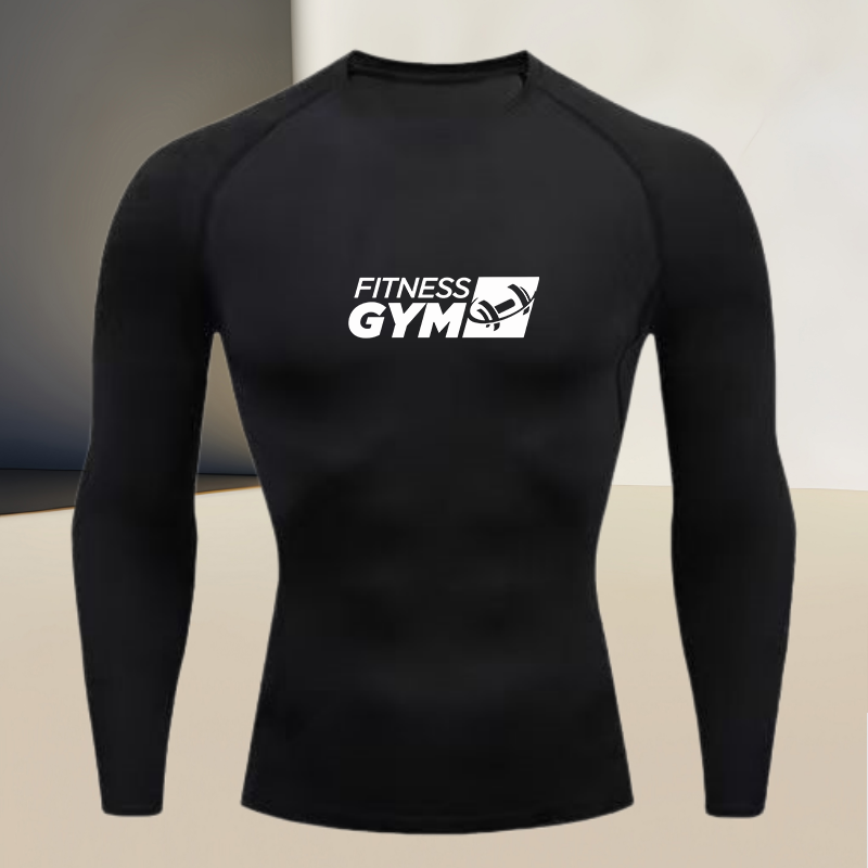 Мужская футболка с круглым выр – обзор и цена Compression Shirt Workout