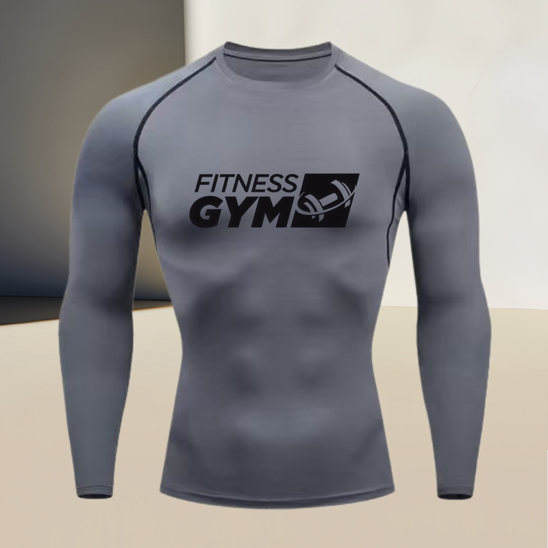 Мужская футболка с круглым выр – обзор и цена Compression Shirt Workout