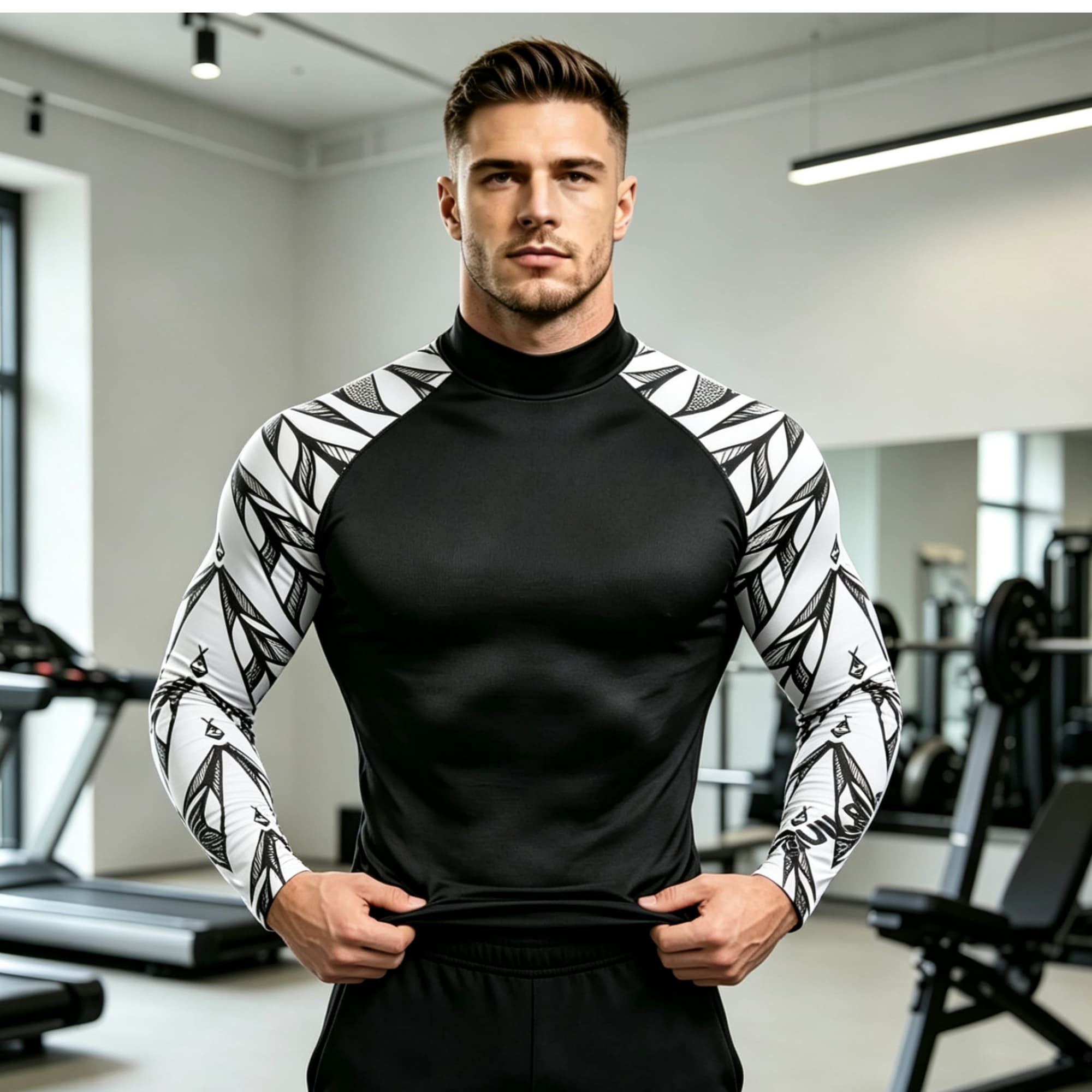Мужская компрессионная футболк – обзор и цена Compression Shirt Workout