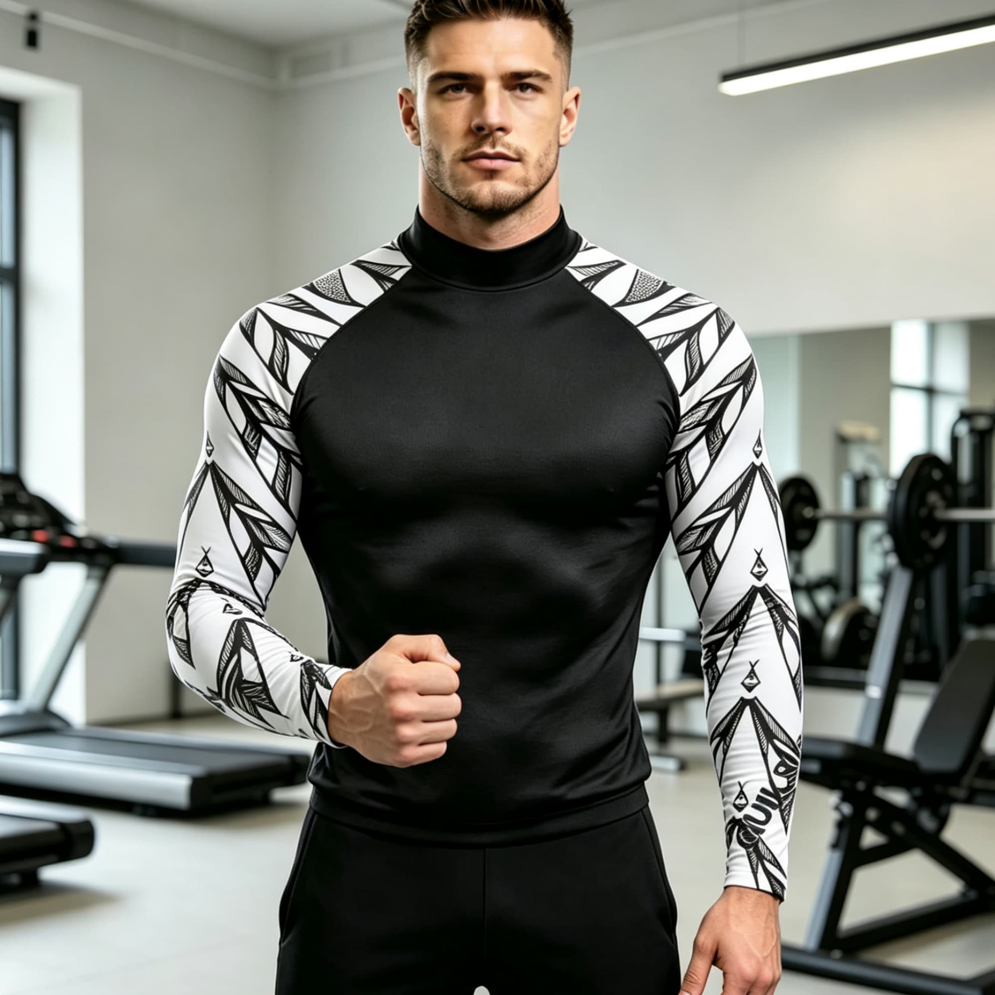 Мужская компрессионная футболк – обзор и цена Compression Shirt Workout