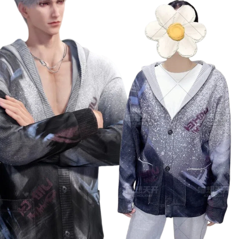 Костюм Сайлуса из игры Love an – обзор и цена Knitted Cardigan Men