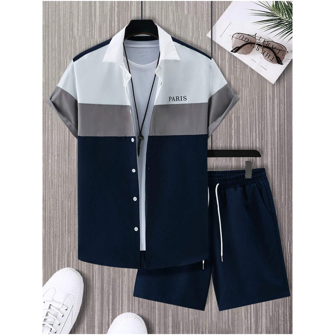 Мужской модный костюм сине-бел – обзор и цена Mens Fashion Wear