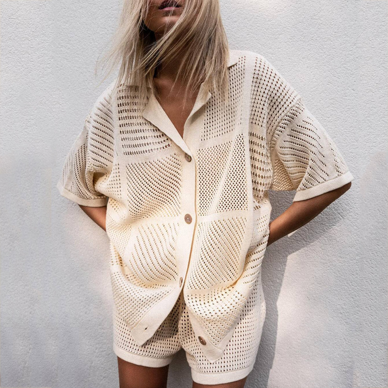 Комплект: вязаный ажурный кард – обзор и цена Knitted Cardigan Men